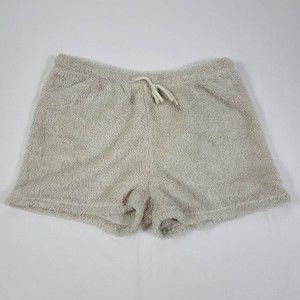 Brown Fuzzy Pajama Shorts Size Large